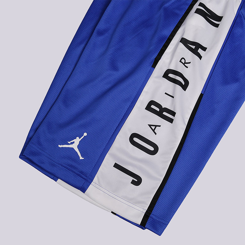 мужские синие шорты Jordan Rise Graphic Basketball Shorts 888376-405 - цена, описание, фото 2